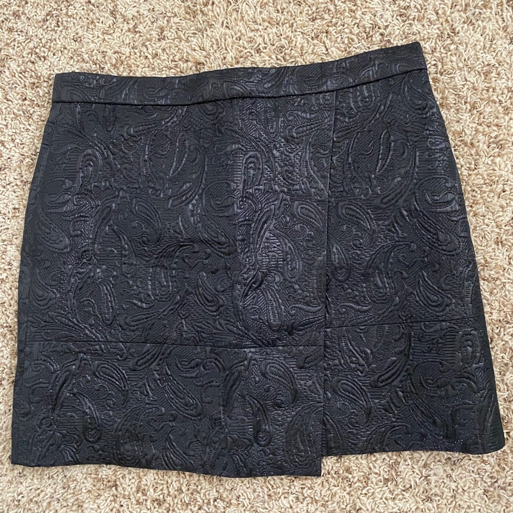 JCREW black mini skirt